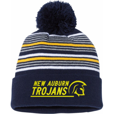 Trojan - Pom-Pom Cuffed Beanie
